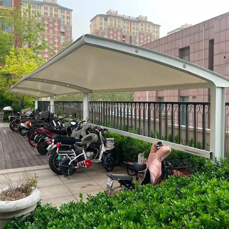 嘉祥县膜结构电动车棚